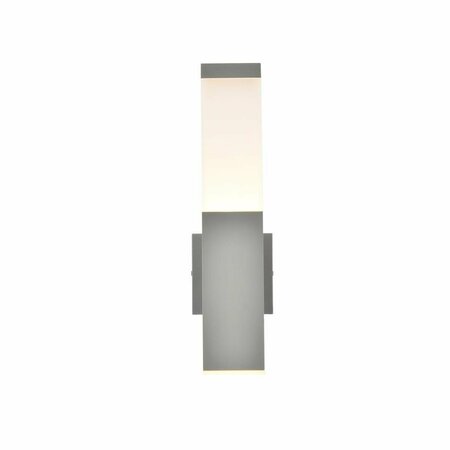 CLING Raine Integrated LED Wall Sconce wiith Acrylic Lens Silver CL2961503